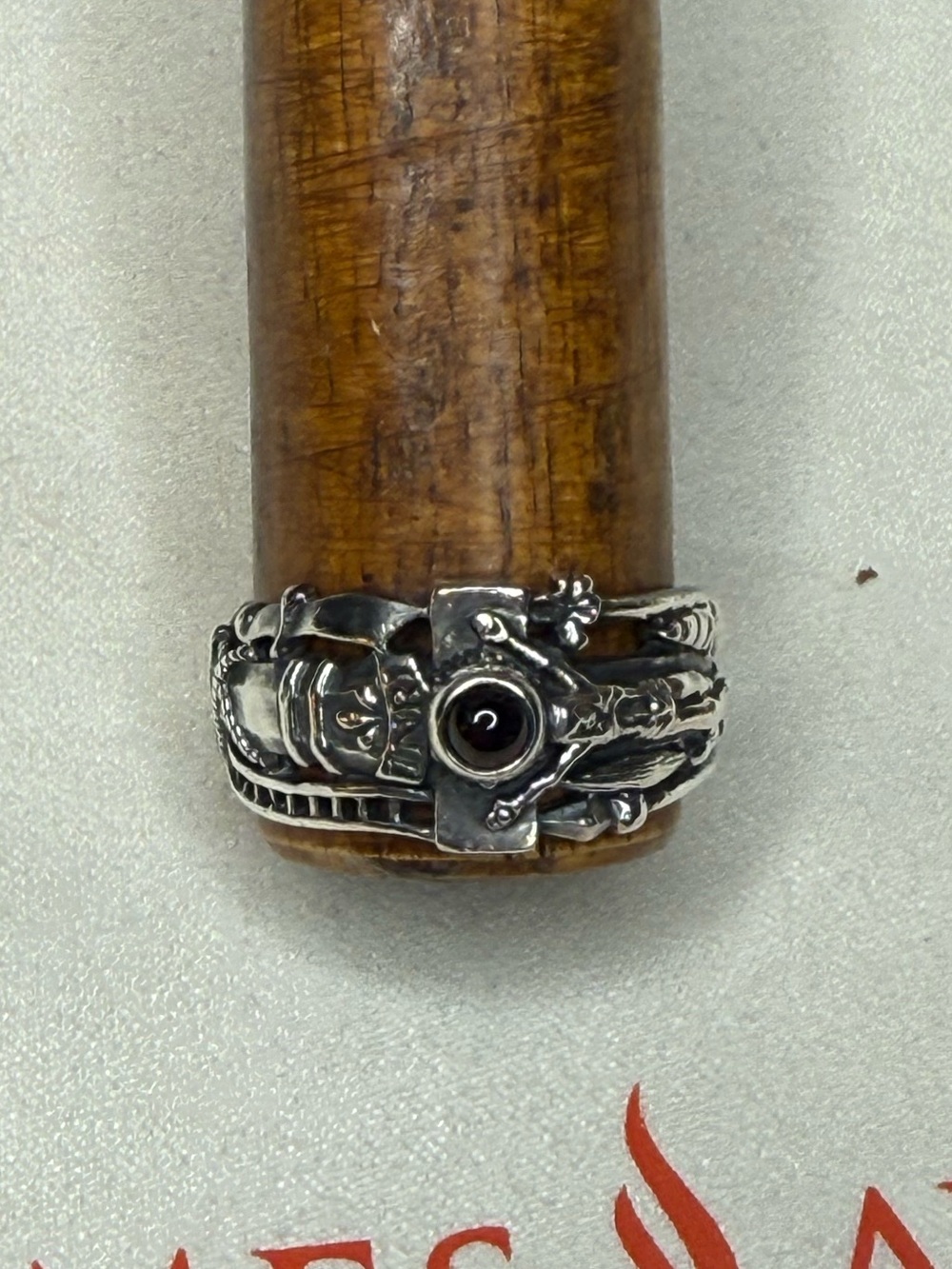 James Avery Martin Luther Garnet Ring